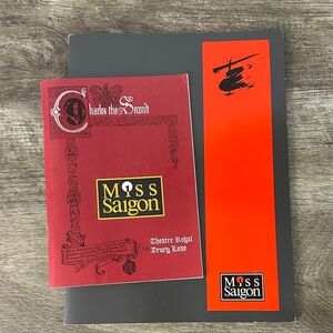Miss Saigon: Theatre Royal Drury Lane London Theatre Program 90’s